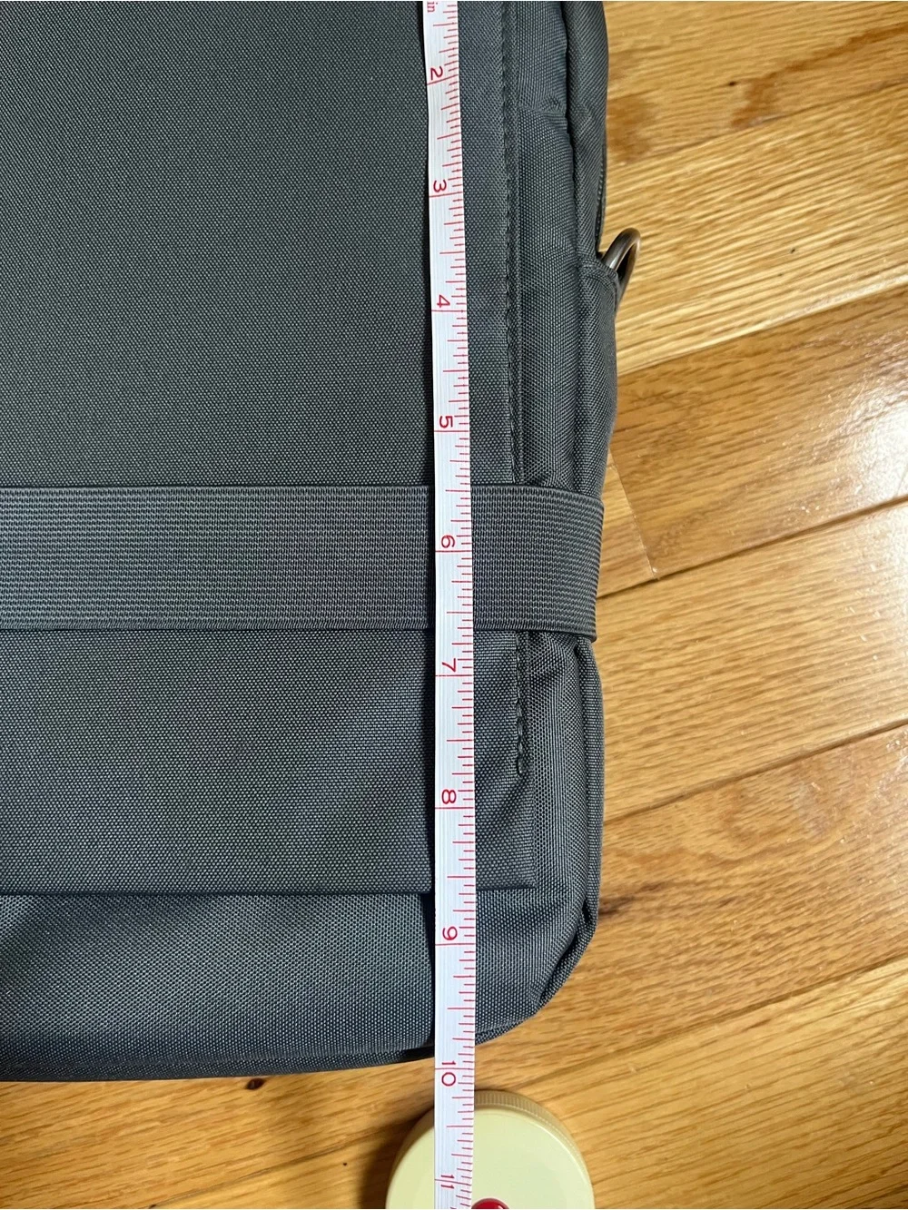 Moleskine Gray Laptop Briefcase with Top Handle and Strap